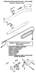 Page D Diagram and Parts List for SC899D  Sanitaire Upright Vacuum