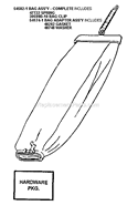 Page A Diagram and Parts List for SC899E-1  Sanitaire Upright Vacuum