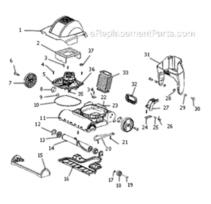 Part Location Diagram of 78379-308N Sanitaire Hood