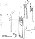 Page A Diagram and Parts List for SC9050B  Sanitaire Upright Vacuum