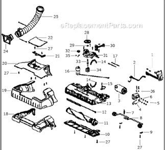 Part Location Diagram of 63178 Frigidaire Base & Cap Assembly
