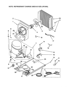 Unit Diagram and Parts List for CSW45PA1D  Scotsman-Residential Ice Maker