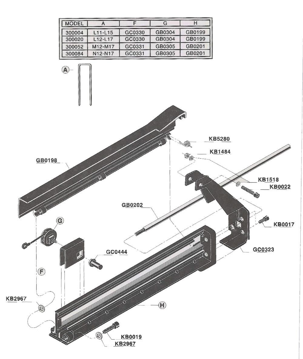 Diagram 2 Diagram and Parts List for SKS18 300052N Senco Nailer