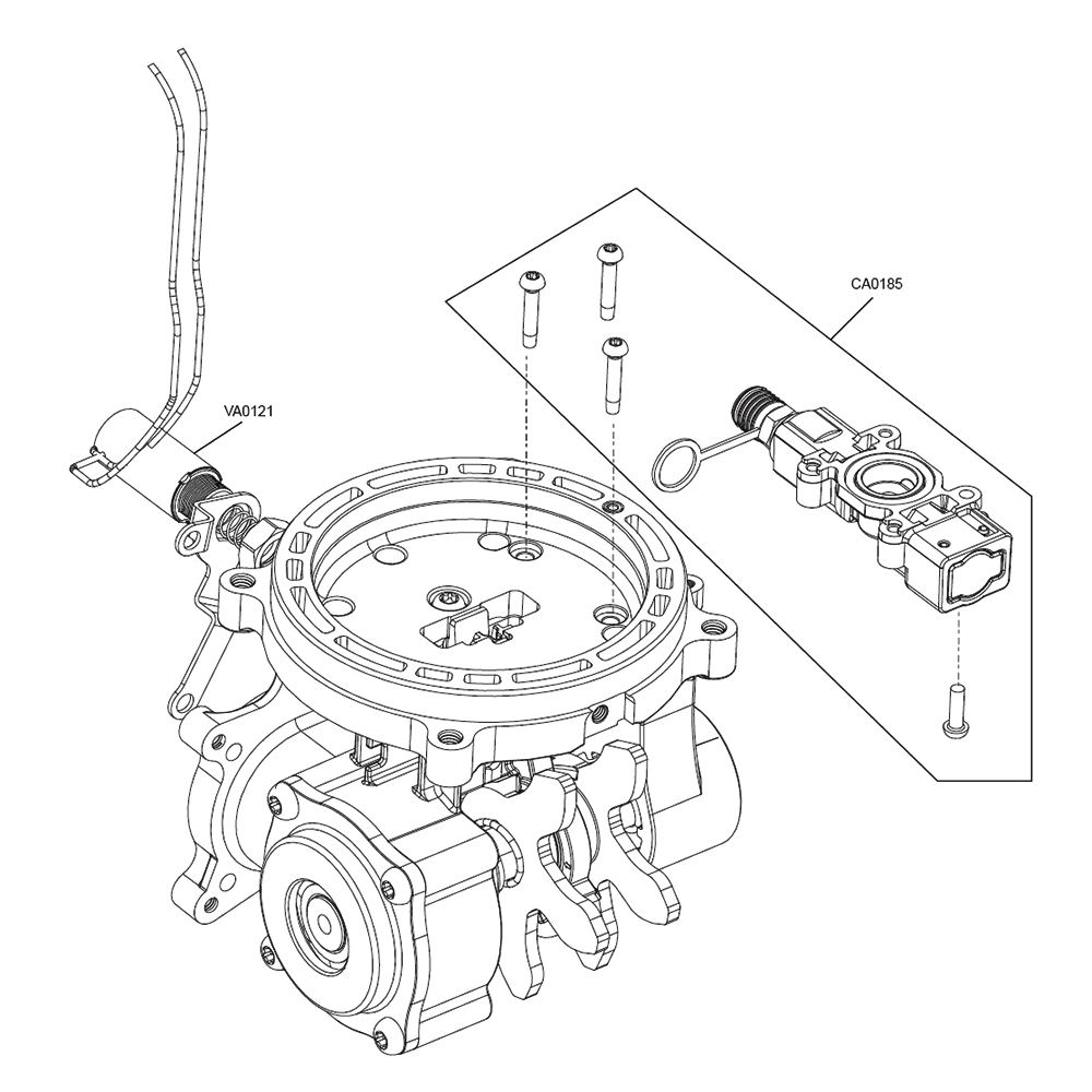 Fig-4 Diagram and Parts List for F-35XP 10G0001N Senco Nailer