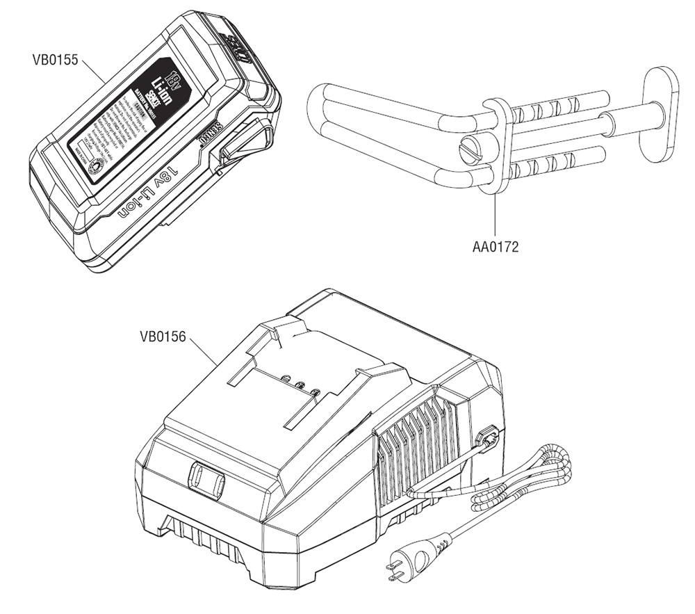 Fig-7 Diagram and Parts List for F-16XP 10N0001N Senco Nailer
