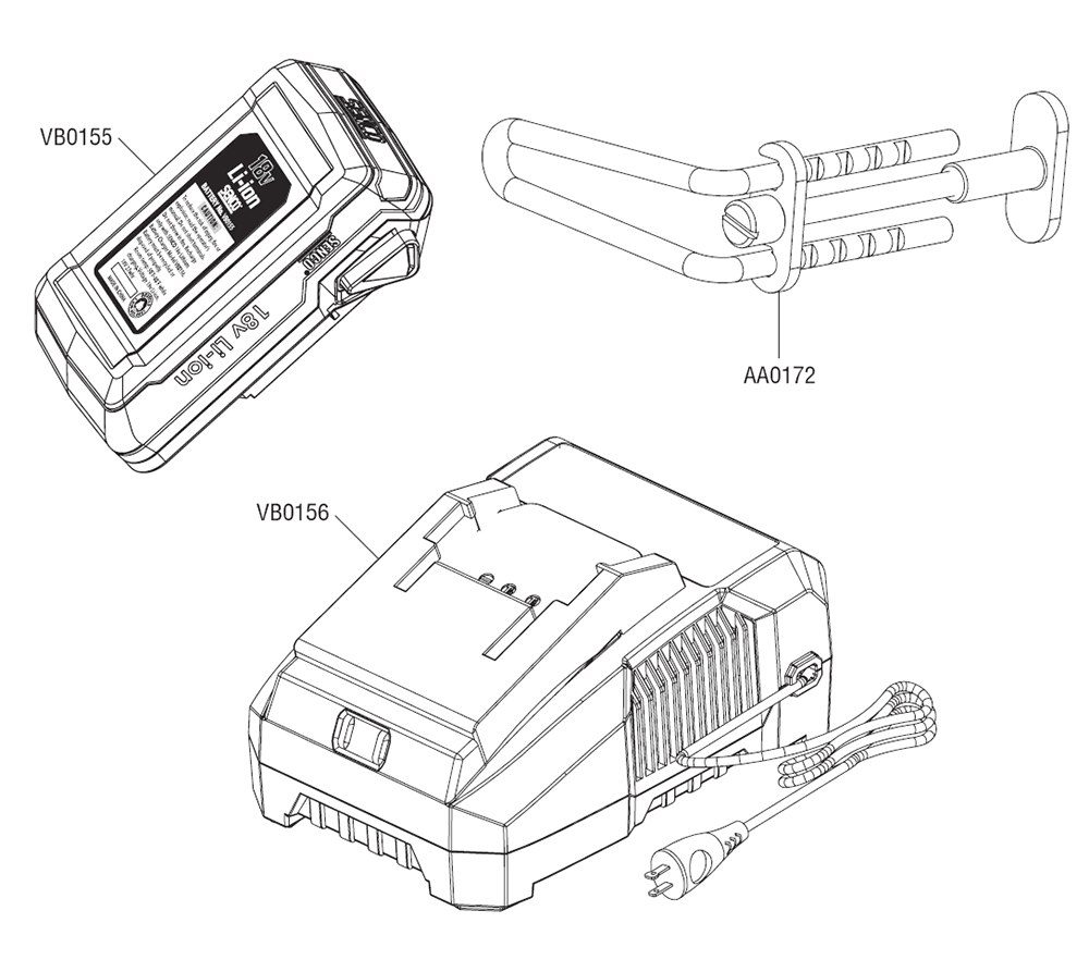 Fig-7 Diagram and Parts List for F-18XP 10M0001N Senco Nailer