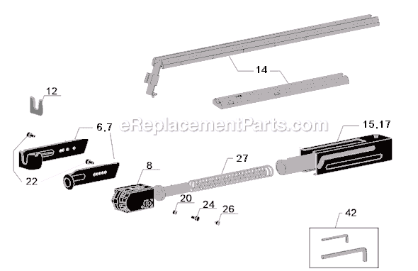 Page A Diagram and Parts List for DS200-S4  Senco Electric Drill