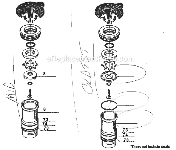Page D Diagram and Parts List for M2  Senco Nailer