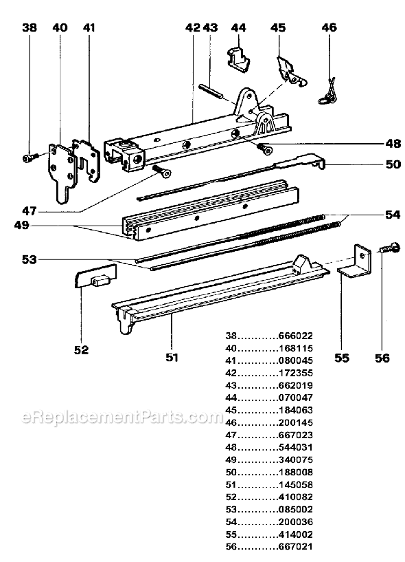 Page C Diagram and Parts List for SHP10  Senco Nailer