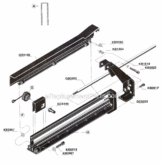 Page C Diagram and Parts List for SKS  Senco Nailer
