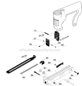 Part Location Diagram of FB0003 Senco Preload Plug
