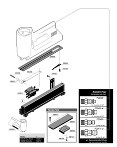 Diagram 1 Diagram and Parts List for MW 120002 Senco Nailer