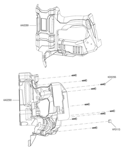 Fig-0 Diagram and Parts List for F-16XP 10N0001N Senco Nailer