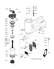 Diagram 2 Diagram and Parts List for SC1 220101N Senco Nailer