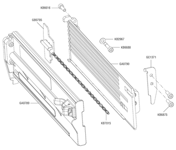 Fig-1 Diagram and Parts List for F-16XP 10N0001N Senco Nailer