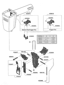 Diagram 1 Diagram and Parts List for SKS18 300052N Senco Nailer