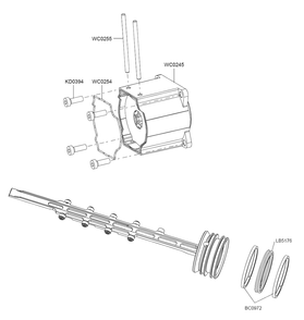 Fig-9 Diagram and Parts List for F-35FRHXP 10H0001N Senco Nailer