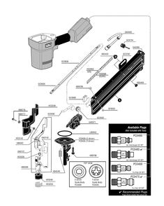 Diagram 1 Diagram and Parts List for FRAMEPRO701XP 2H2002N Senco Nailer