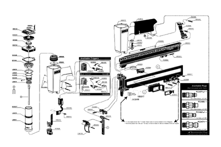 Diagram Diagram and Parts List for SLS22XL  Senco Nailer