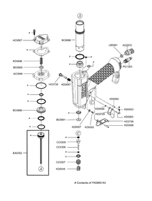 Diagram 2 Diagram and Parts List for FINISHPRO23LXP 8L0001N Senco Nailer