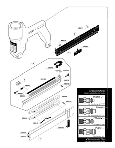 Diagram 1 Diagram and Parts List for LS  Senco Nailer