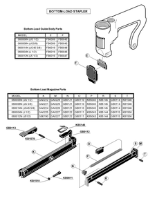 Part Location Diagram of KB5146 Senco Torsion Spring