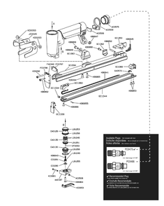 Diagram 1 Diagram and Parts List for DFPXP  Senco Nailer