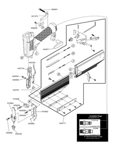 Part Location Diagram of HC0726 Senco Trigger