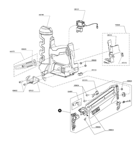 Part Location Diagram of GF0121 Senco Bracket, Mounting
