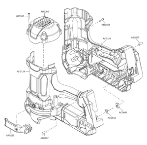 Fig-2 Diagram and Parts List for F-35FRHXP 10H0001N Senco Nailer