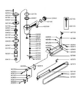 Diagram Diagram and Parts List for SMT25  Senco Nailer