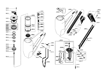 Diagram Diagram and Parts List for SN3  Senco Nailer