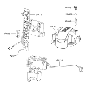 Fig-5 Diagram and Parts List for F-16XP 10N0001N Senco Nailer