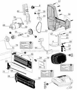 Part Location Diagram of KB0017 Senco Screw
