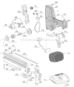 Part Location Diagram of KB2922 Senco Screw