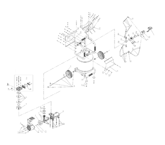 Part Location Diagram of CW4326 Senco Exhaust Tube Assemably