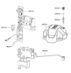 Fig-5 Diagram and Parts List for F-18XP 10M0001N Senco Nailer