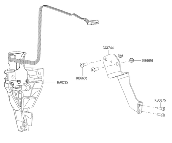 Fig-6 Diagram and Parts List for F-16XP 10N0001N Senco Nailer