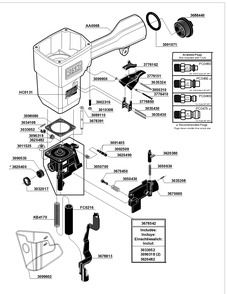 Diagram 1 Diagram and Parts List for SCN250 310002 Senco Nailer
