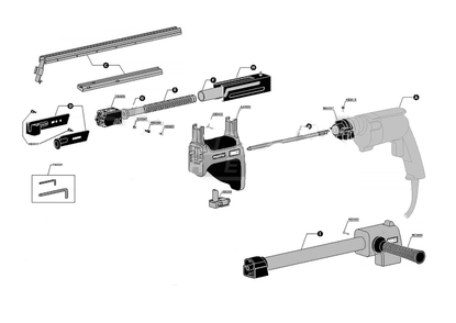 Diagram Diagram and Parts List for DS200  Senco Screwdriver