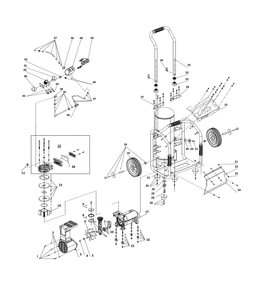 Part Location Diagram of CW4337 Senco Unloader Tube Assembly