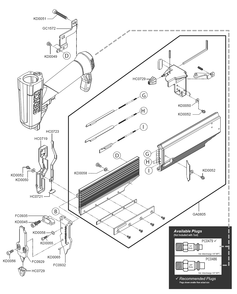 Fig-1 Diagram and Parts List for TN21L1  Senco Nailer