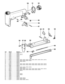 Part Location Diagram of 167005 Senco Guide Body