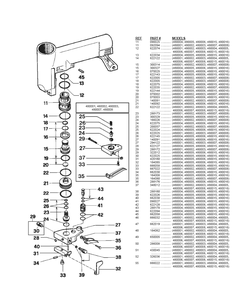 Part Location Diagram of 322012 Senco Valve