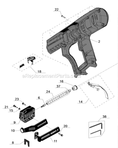 Part Location Diagram of WC0070 Senco Bit Holder