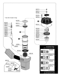 Diagram 1 Diagram and Parts List for FRAMEPRO750E XL782007N Senco Nailer