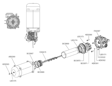Fig-3 Diagram and Parts List for F-35FRHXP 10H0001N Senco Nailer
