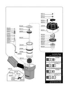 Diagram 1 Diagram and Parts List for FRAMEPRO600E 772005N Senco Nailer