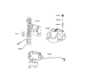 Fig-5 Diagram and Parts List for 10Y0001N F-LXP Senco Nailer