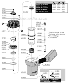 Part Location Diagram of LB0886 Senco Seal